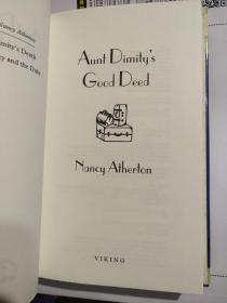 AUNT DIMITY'S GOOD  DEED 英文原版 布脊精装+书衣20开