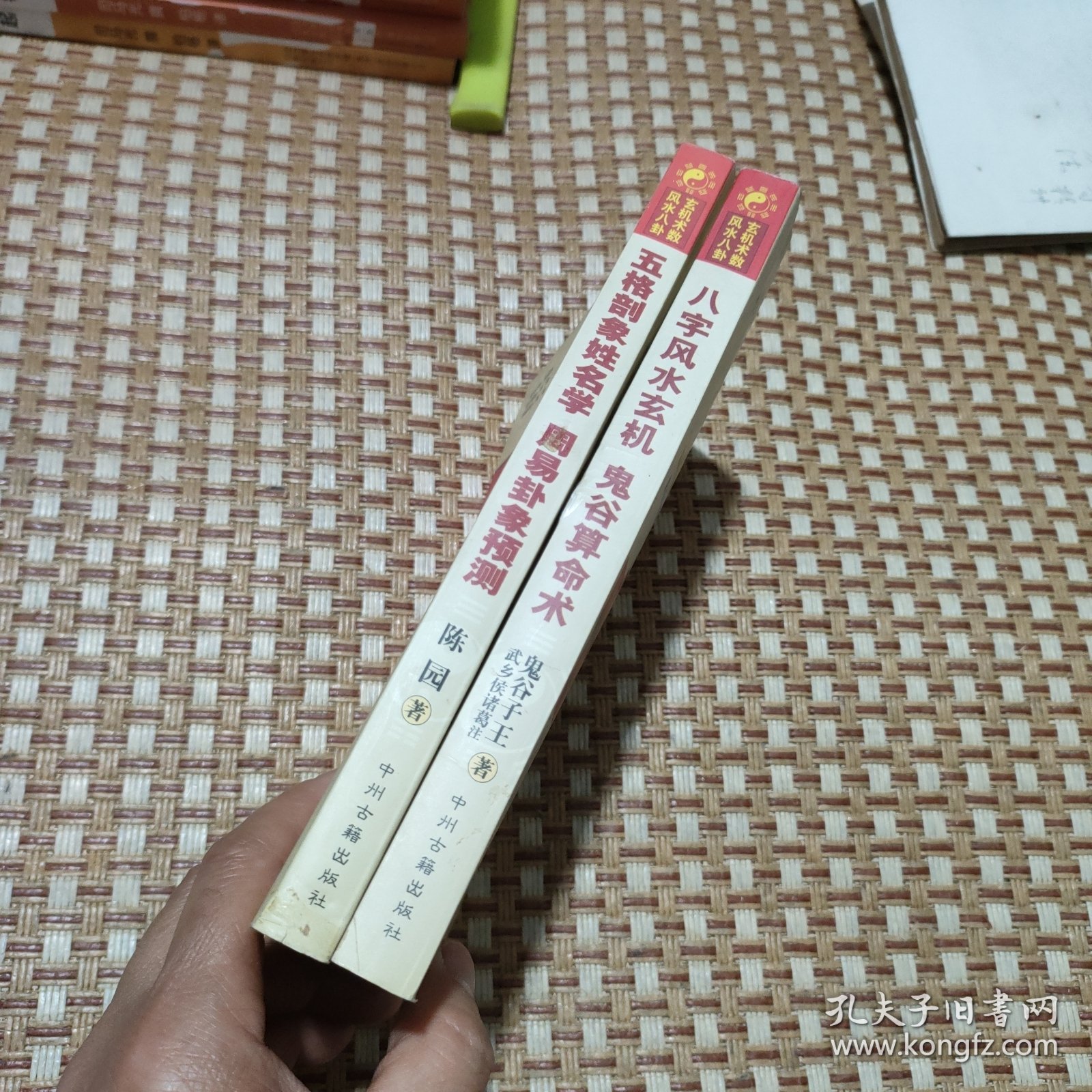 鬼谷算命术+周易卦象预测 玄机术数风水八卦丛书 两本合售