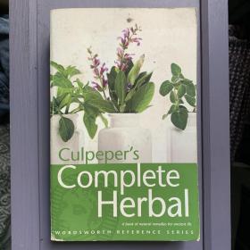 Culpeper's Complete Herbal (Wordsworth Reference) 草药全集