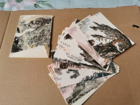 明信片-泰山（国画）12张