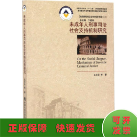 未成年人刑事司法社會支持機制研究