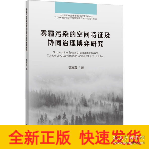 雾霾污染的空间特征及协同治理博弈研究