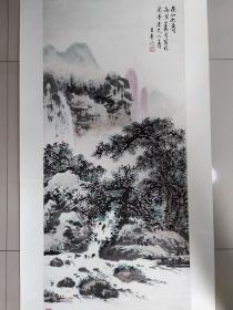 王青之（1918-1997）别名元义，上海人，擅长国画山水，为吴湖帆梅景书屋的入室弟子，上海文史馆馆员。