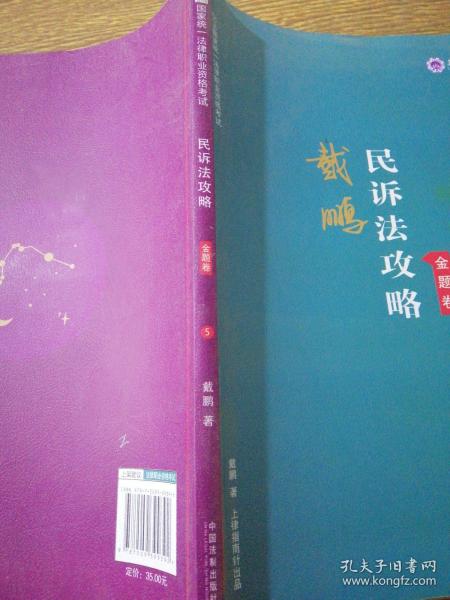 司法考试2019上律指南针2019国家统一法律职业资格考试：戴鹏民诉法攻略·金题卷