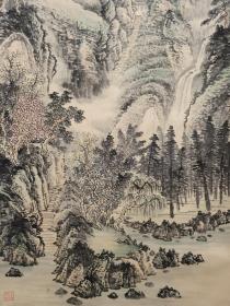 A 李可染 精品纸本山水风景画 画心