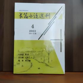 长篇小说选刊 2022年第4期.