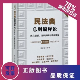 民法典總則編釋論 條文縷析、法條關(guān)聯(lián)與案例評(píng)議 9787521610727