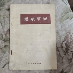 语法常识（语文知识丛书）