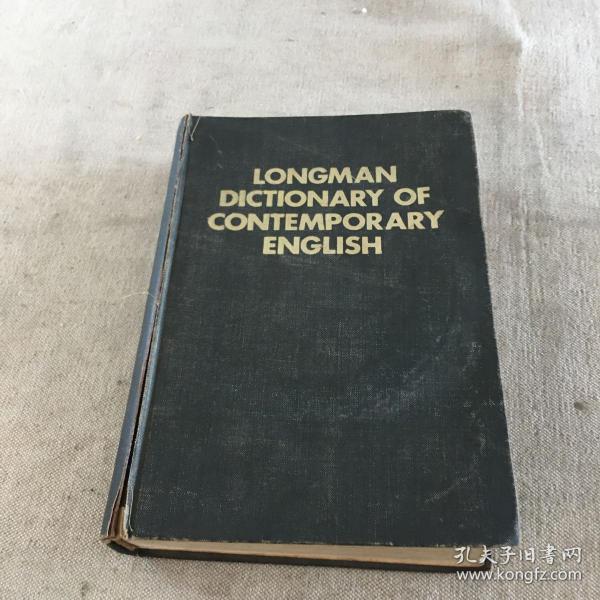 LONGMAN DICTIONARY OF CONTEMPORARY ENGLISH