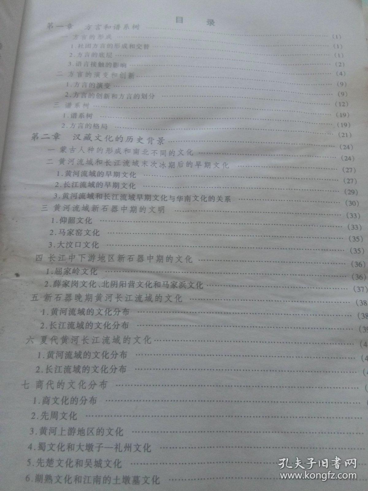 汉藏语同源研究