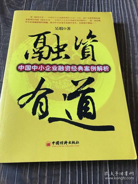 融资有道：中国中小企业融资经典案例解析