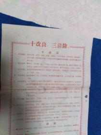 爱国卫生运动“十改良、三清除”(59年)