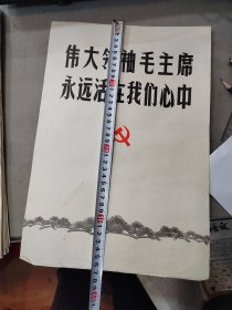 伟大领袖毛主席永远活在我们心中 （63张全）破损如图