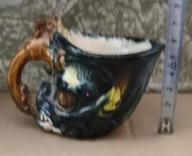 蓝釉龙头杯（小库西）