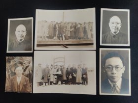 民国——曾任京沪铁路局副工程师 叶福年存照片(六张)(内有 上海交通大学学生旅游时的照片合影）