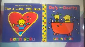 英文原版绘本 纸板书 名家Todd Parr The I Love Y欧Book / Do’s And Don’t 两本套 纽约时报最佳销售作家 托德帕尔 幼儿行为认知启蒙情绪表达情商早教儿童英语启蒙图画书