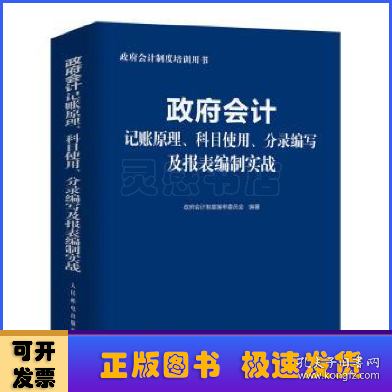 政府会计记账原理、科目使用、分录编写及报表编制实战
