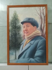 近现代油画毛主席