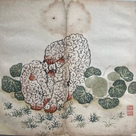 明代崇祯原刻本【十竹斋画谱】存18图k3037