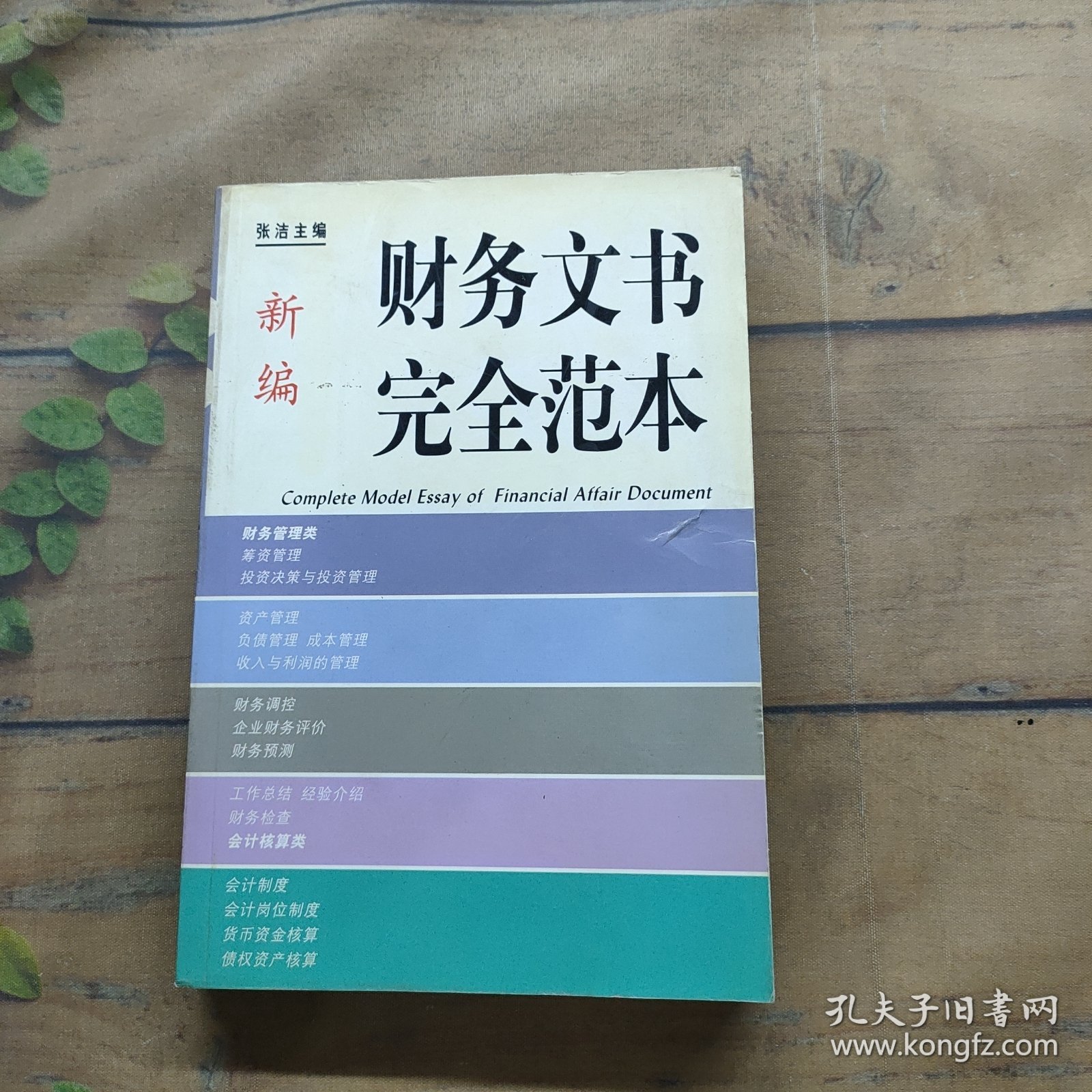 新编财务文书完全范本.