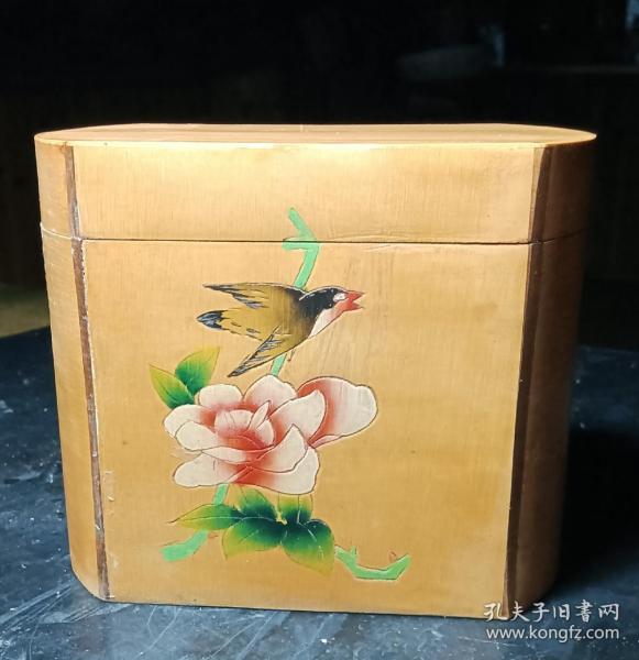 宝庆竹刻，竹簧茶叶盒