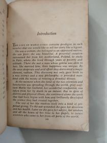 MADAME CURIE (A BIOGRAPHY BY EVE CURIE) <居里夫人传记> 1946年出版 三面刷红
