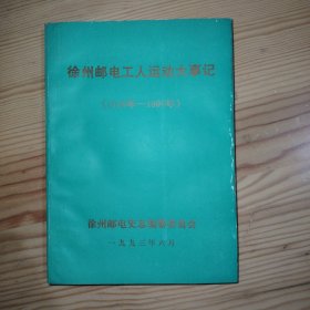 徐州邮电工人运动大事记（1926年—1990年）