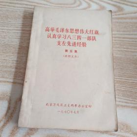 高举毛泽东思想伟大红旗认真学习八三四一部队支左 先进经验 第五集