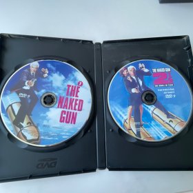 dvd：THE NAKED GUN 1、21/2，白头神探，共2碟