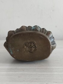 背云观音菩萨铜坐像3145