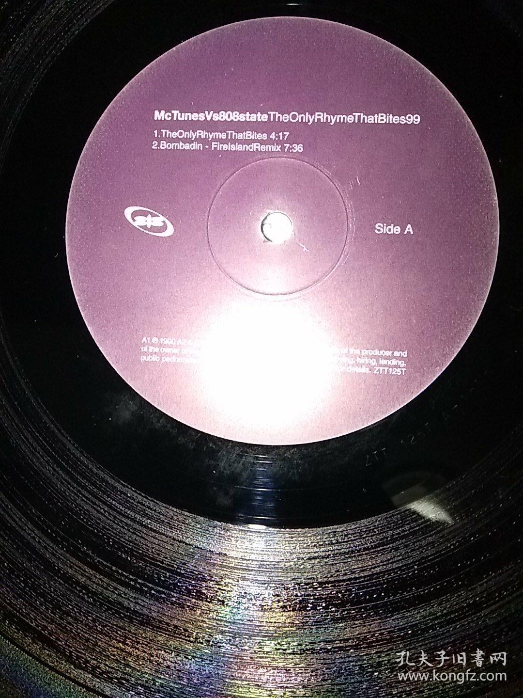 外文黑胶唱片  mctunesv 808state