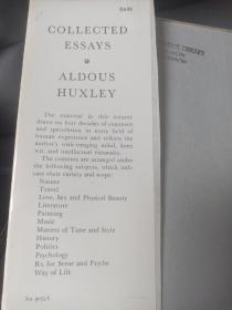 Collected essays of Aldous Huxley