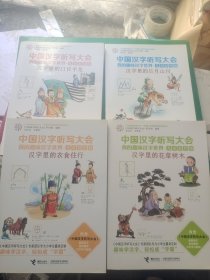 中国汉字听写大会我的趣味汉字世界：4本合售