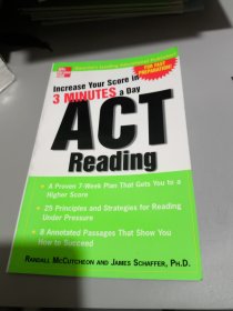 Increase Your Score in 3 Minutes a Day ACT Reading