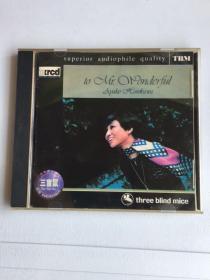 老版CD/发烧天碟---细川绫子《Mr.Wonderful》这张专辑是亚洲爵士乐金嗓子细川绫子1977年录制的，采用“三盲鼠”独特的近距离录音，声音无比细腻，后期采用多轨混音制作，拥有惊人的细节与浮凸的定位，是百分百天碟级制作。