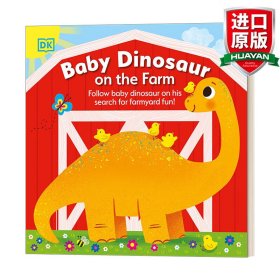英文原版 Baby Dinosaur on the Farm 恐龙宝宝在农场 英文版 进口英语原版书籍