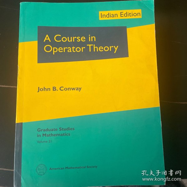 A course in operator theory