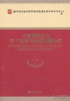 教育部哲学社会科学研究重大课题攻关项目：中国能源安全若干法律与政策问题研究