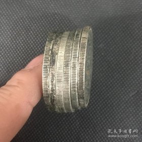 银元银币中华民国十八年双旗地球五元