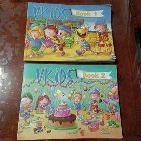 天童美语•维克斯系列英语教程VKIDS:Book1、Book2（两本合售）