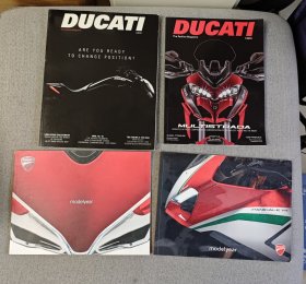 DUCATI（杜卡迪）1/2015+DUCATI（杜卡迪）1/2016+DUCATI 画册2本（共4册合售）