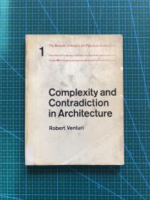 Complexity and Contradiction in Architecture （建筑的复杂性和矛盾性 ）；作者：Venturi Robert