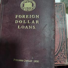 foreign dollar loans 外币贷款（二战时期花旗银行世界包括中国贷款）
