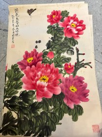 江苏老画家幽草国画。约3平尺 终身保真 5