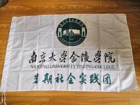 南京大学金陵学院＿暑期社会实践团旗