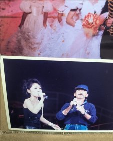 明星写真照片收藏 5寸 林子祥 葛蔼明 彭羚 一组两张齐售