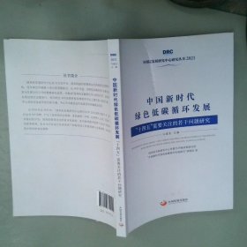 中国新时代绿色低碳循环发展：“十四五”需要关注的若干问题研究（国务院发展研究中心丛书2021）