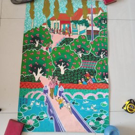 户县农民画 医疗站