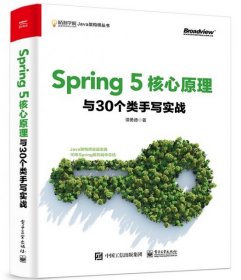 Spring5核心原理与30个类手写实战/咕泡学院Java架构师成长丛书 【正版九新】