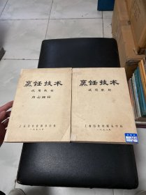 烹饪技术 试用教材+点心部分 油印（两本合售）